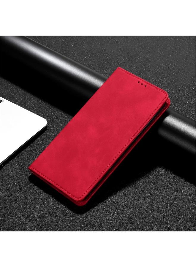 اس-توب جراب هاتف OPPO Reno12 F 5G مصنوع من الجلد المغناطيسي الملمس - Image 2