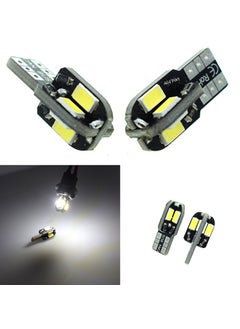 T10 Canbus 5630 8SMD LED Car Light Bulbs Multi-Color Ice Blue
