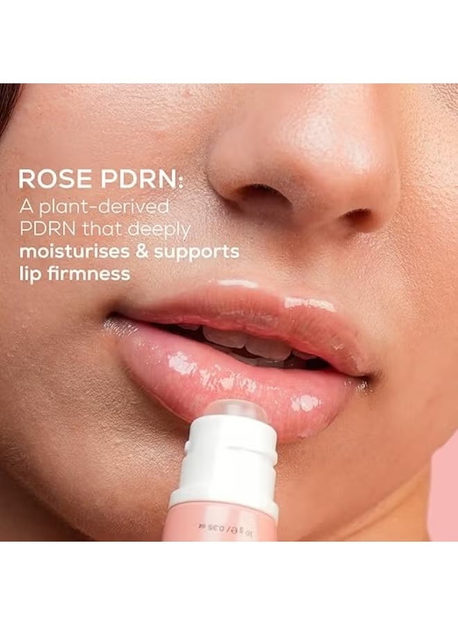 رينيه مرطب شفاه ليلي من رينيه بينك ثيرابي بي دي آر إن لإصلاح وترطيب الشفاه الجافة والمتشققة | لمسة نهائية لامعة، يُعيد بناء حاجز الشفاه ويُحسّن مرونتها | مع بي دي آر إن نباتي، وببتيدات، وسيراميدات | 10 غرام - Image 3