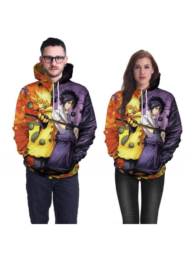HALAMODO - Naruto Printed Sweatshirt Unisex Hoodie - Image 1