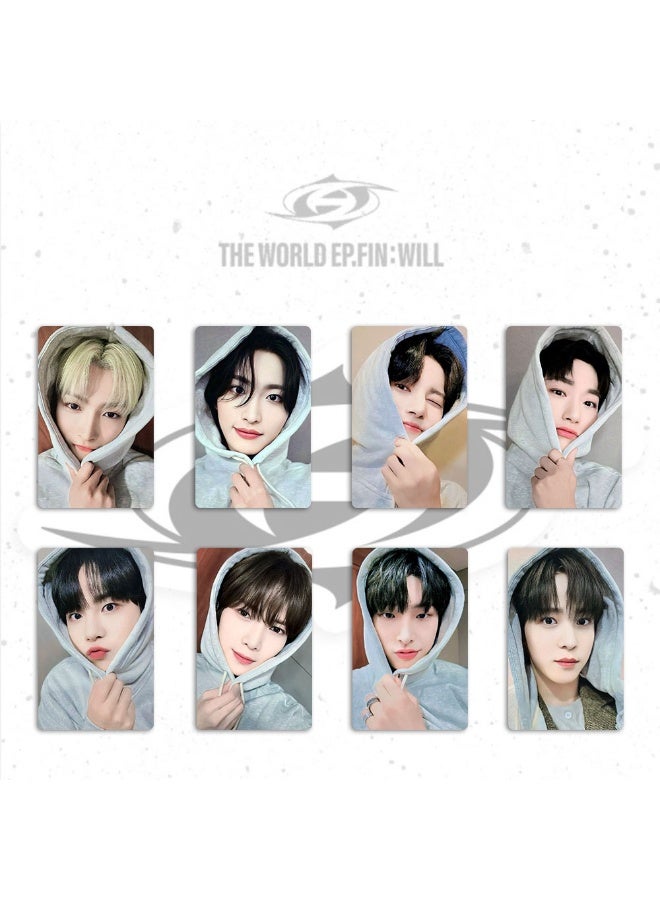 NIBEMINENT 8 Pcs Kpop ATEEZ THE WORLD EP FIN WILL Lomo Cards Card For Fans Collection Gifts - Image 1