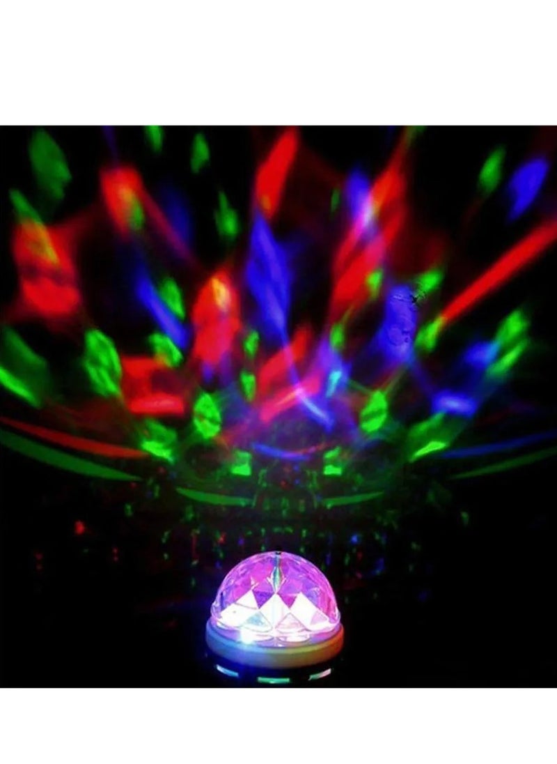 White/clear rotating mini LED light
