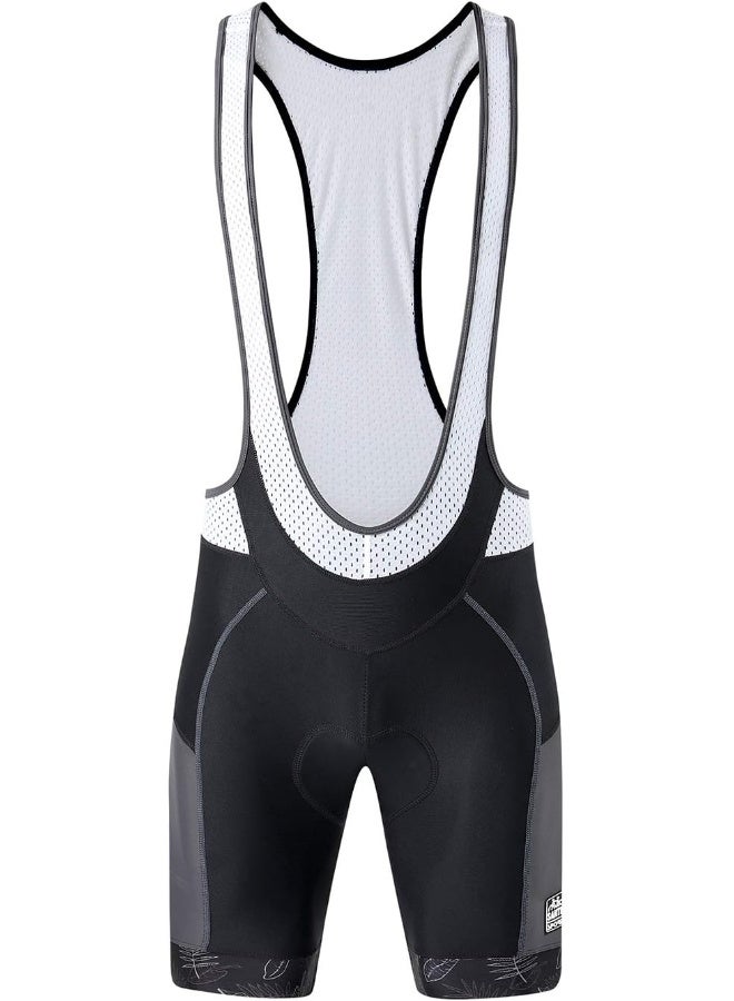 Santic Cycling Bib Shorts Bib Pants Bike Shorts Men Cycle Pants Cycling Pants Men's Summer Bicycle 3D Sponge Padded - Image 1