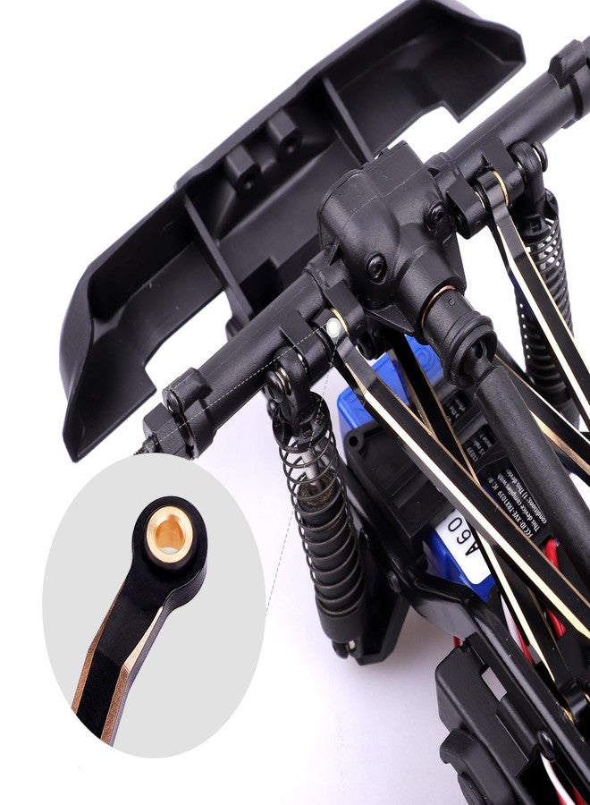 CrazyHobby Brass High Clearance Links Set Chassis Linkage for 1/18 Traxxas TRX4M Bronco Defender Crawler Upgrade Parts(Black Gold) - Image 5