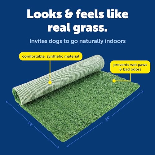 PetSafe Pet Loo Replacement Grass - Feels & Looks Like Real Grass - Drains Urine Quickly - Easy to Clean - Indoor Dog Potty Pad - Medium - Image 3