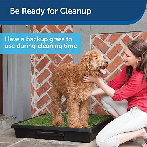 PetSafe Pet Loo Replacement Grass - Feels & Looks Like Real Grass - Drains Urine Quickly - Easy to Clean - Indoor Dog Potty Pad - Medium - Image 4