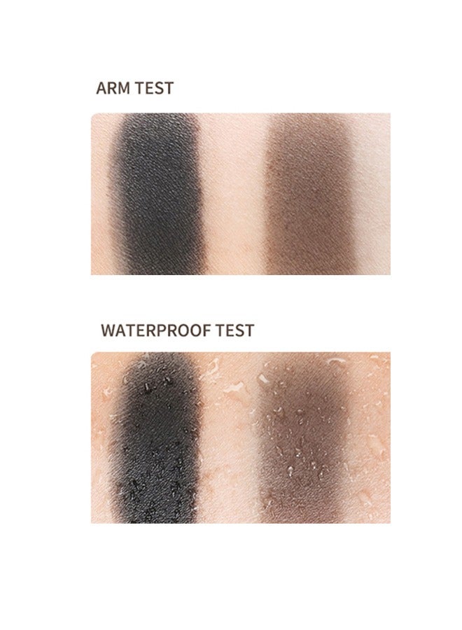 مسحوق خط الشعر ، صبغة جذر الشعر غطاء سريع مسحوق جذر الشعر مع مسحوق تعديل خط الشعر المحمول باللمس مسحوق لون الشعر على الفور مسحوق الظل مسحوق الشعر الرقيق للنساء والرجال الأسود - Image 4