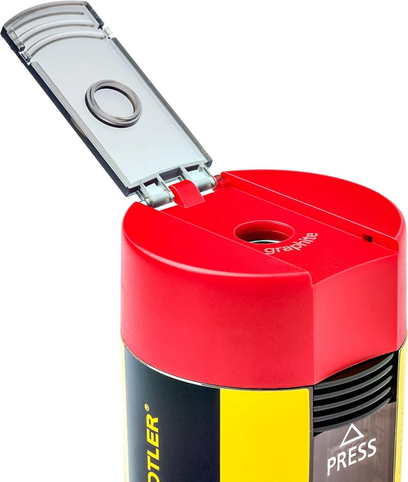 Staedtler Norris Single Hole Tub Sharpener Pack of 10 - Image 3