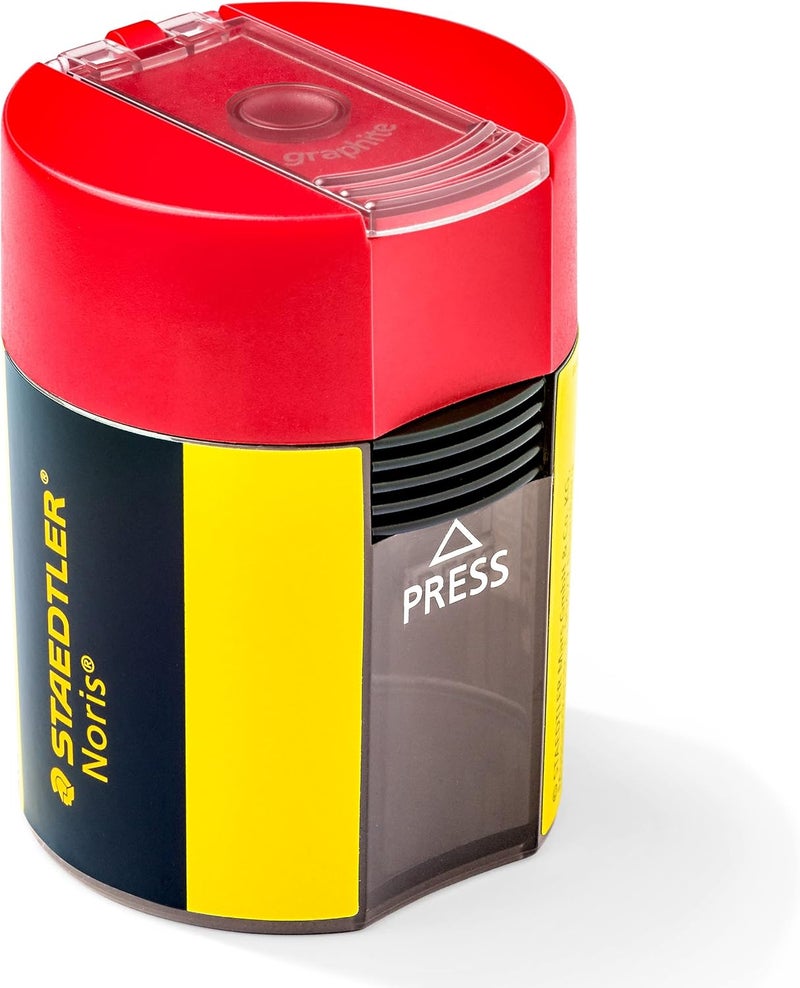 Staedtler Norris Single Hole Tub Sharpener Pack of 10 - Image 2