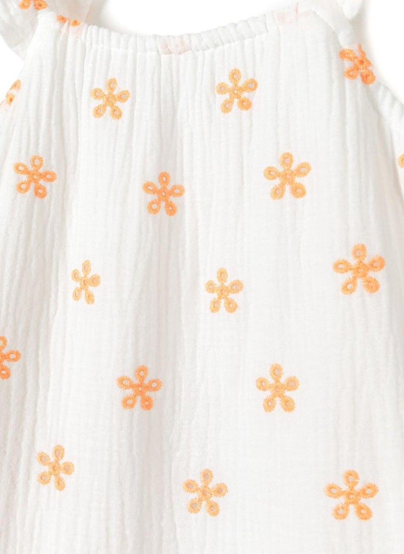 MINOTI Floral Embroidered Dress - Image 3