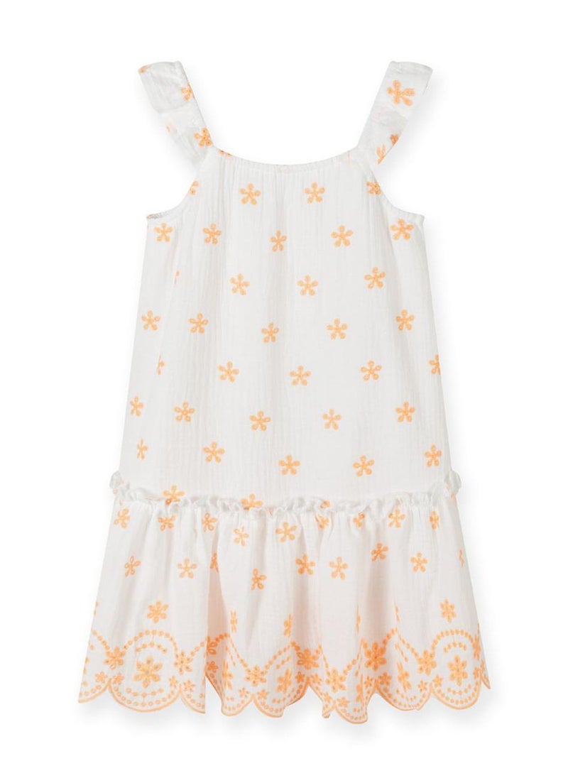 MINOTI Floral Embroidered Dress - Image 1