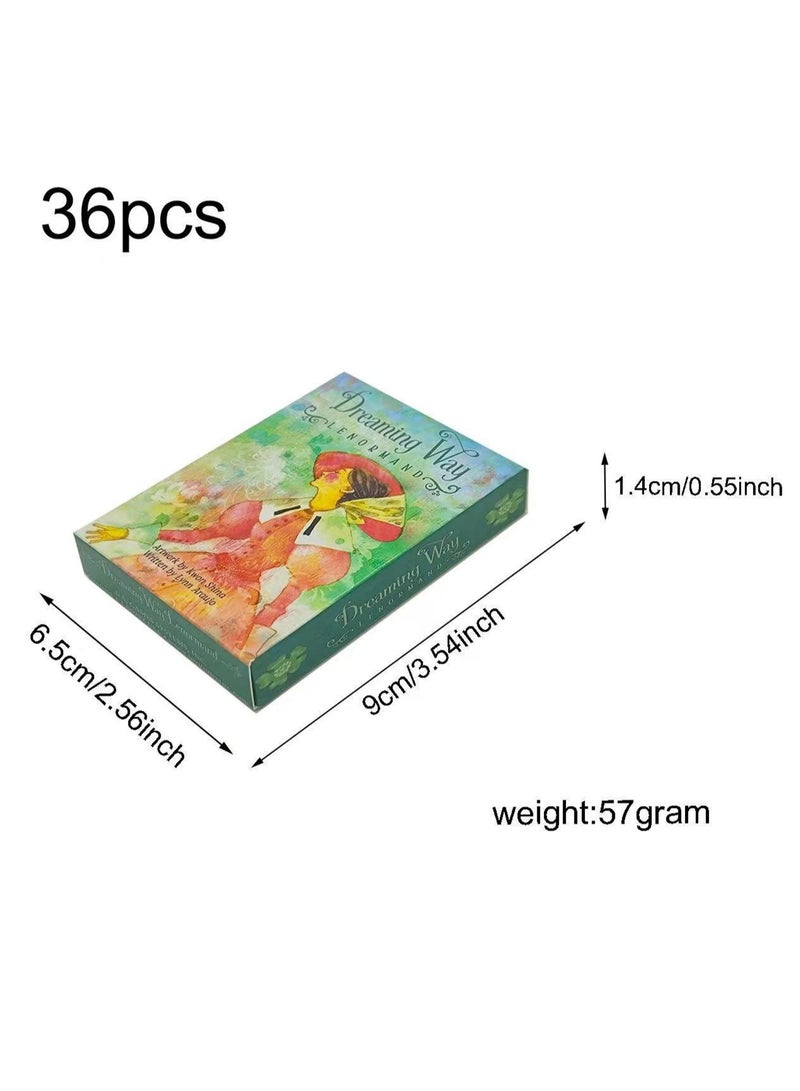 Tarot full English version board game card DREAMING Way Lenormand Dream Journey Lenormand Lenormand 36 cards leisure entertainment game - Image 4