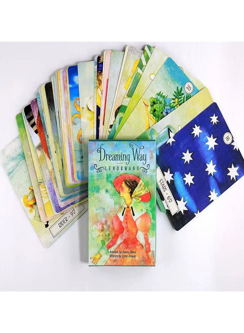 Tarot full English version board game card DREAMING Way Lenormand Dream Journey Lenormand Lenormand 36 cards leisure entertainment game - Image 3