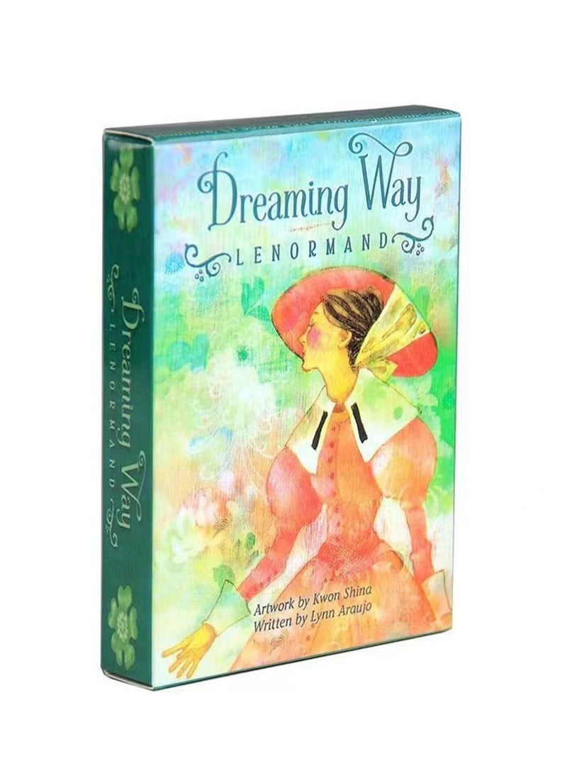 Tarot full English version board game card DREAMING Way Lenormand Dream Journey Lenormand Lenormand 36 cards leisure entertainment game - Image 1