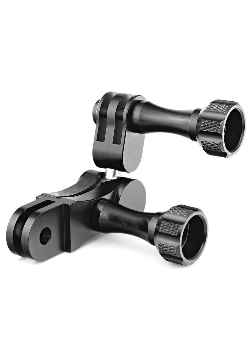 Y&D Aluminum Ball Handlebar Mount for GoPro Camera Clamp Monitor 360° Ballhead Magic Arm Lock Any Direction  - Image 1
