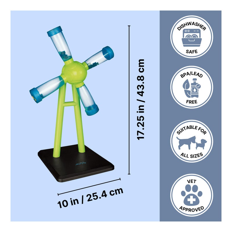 TRIXIE Windmill Strategy Game, Beginner Dog Puzzle Toy, Level 1 Activity, Treat Puzzle, Interactive Play, Dog Enrichment - Image 3