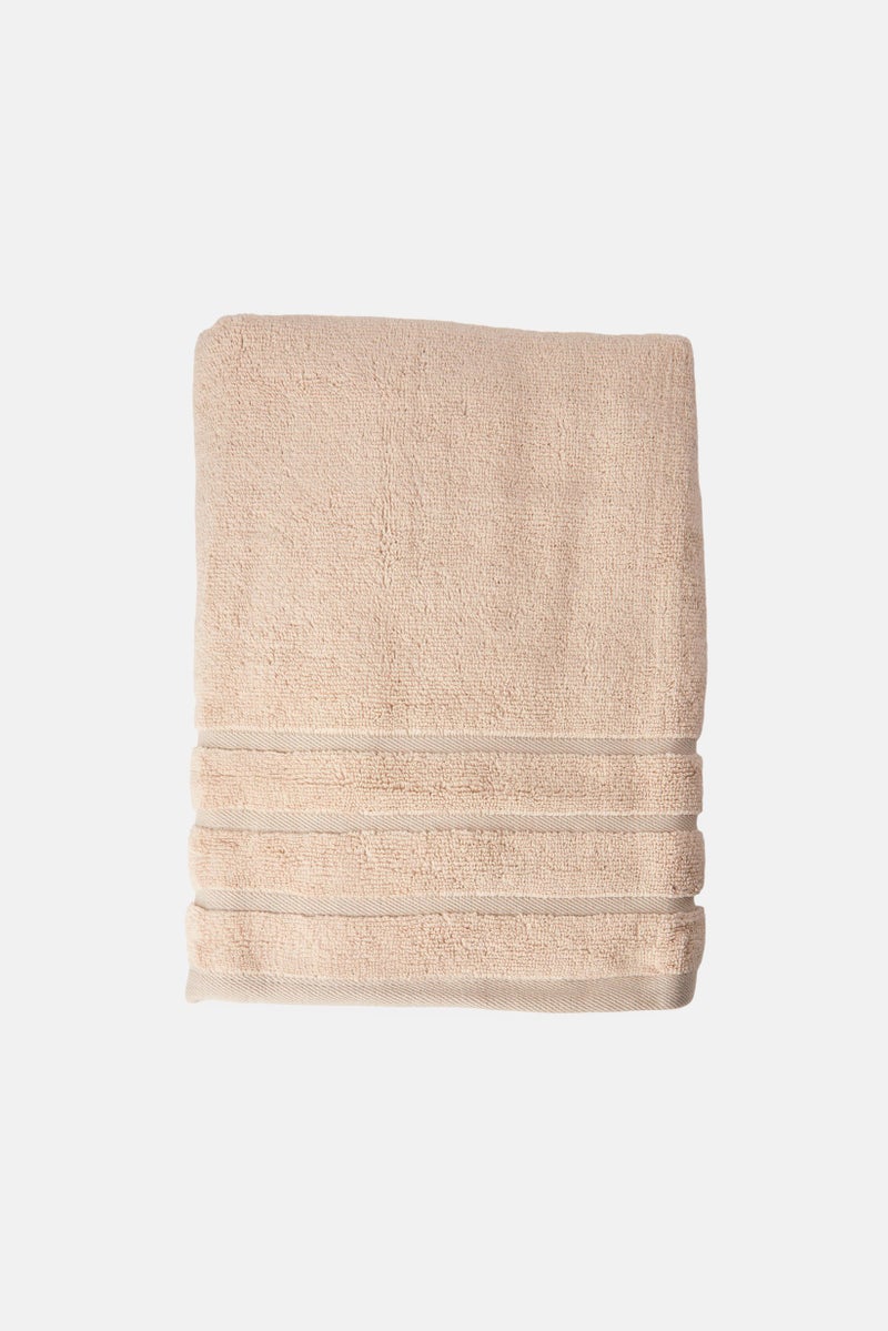 Kathy Ireland 6 Pieces Textured Towel Set, Tan  - Image 2