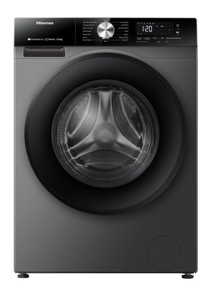 Hisense Front Load Washer 10.5 kg WF3S1043BT WF3S1043BT Titanium Grey - Image 2