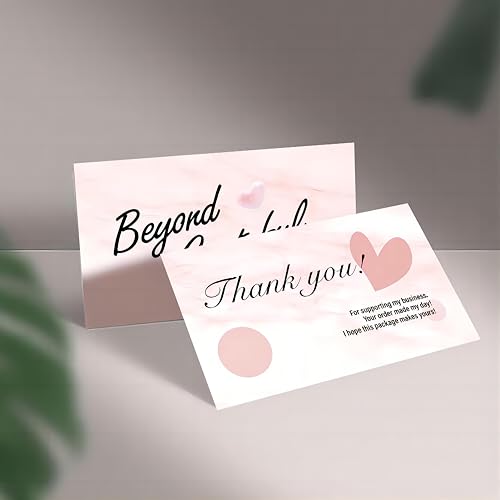 WEIZHEN 240-Count Thank You for Your Order Cards - Thank You For Supporting My Business Cards, 6 Styles - 2" x 3.5" Small Customer Appreciation Cards for Shops, Online Retailers, Business Owners - Image 3