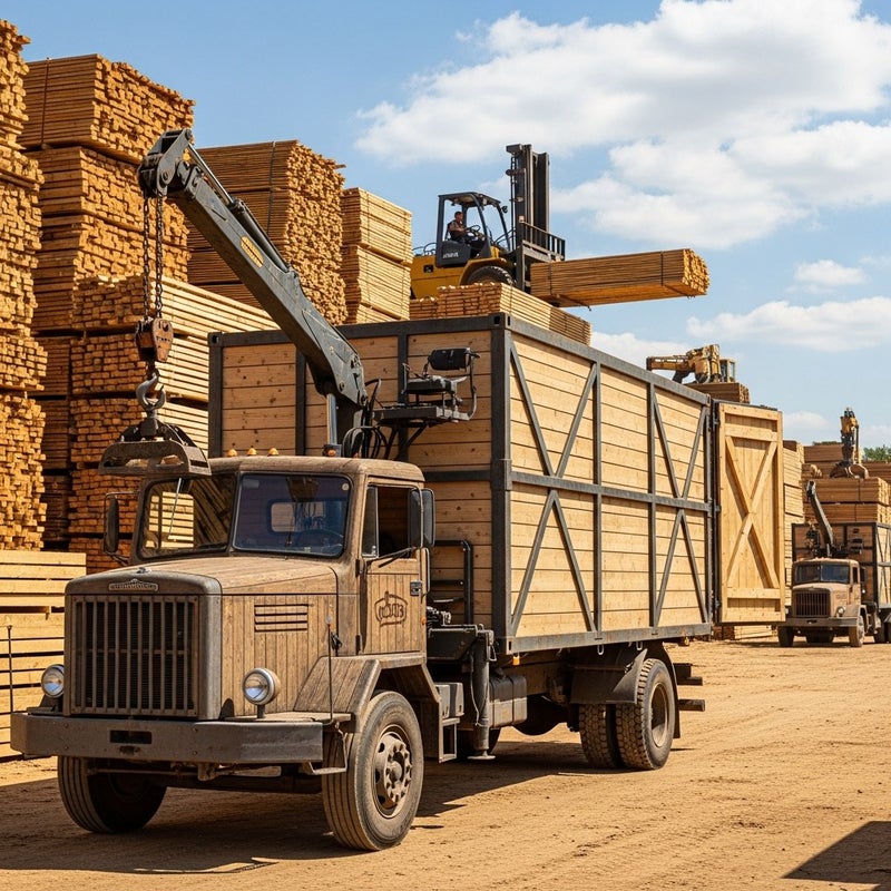 general Educational Wooden Container Truck Toy with Detachable Cargo Trailer - Image 4