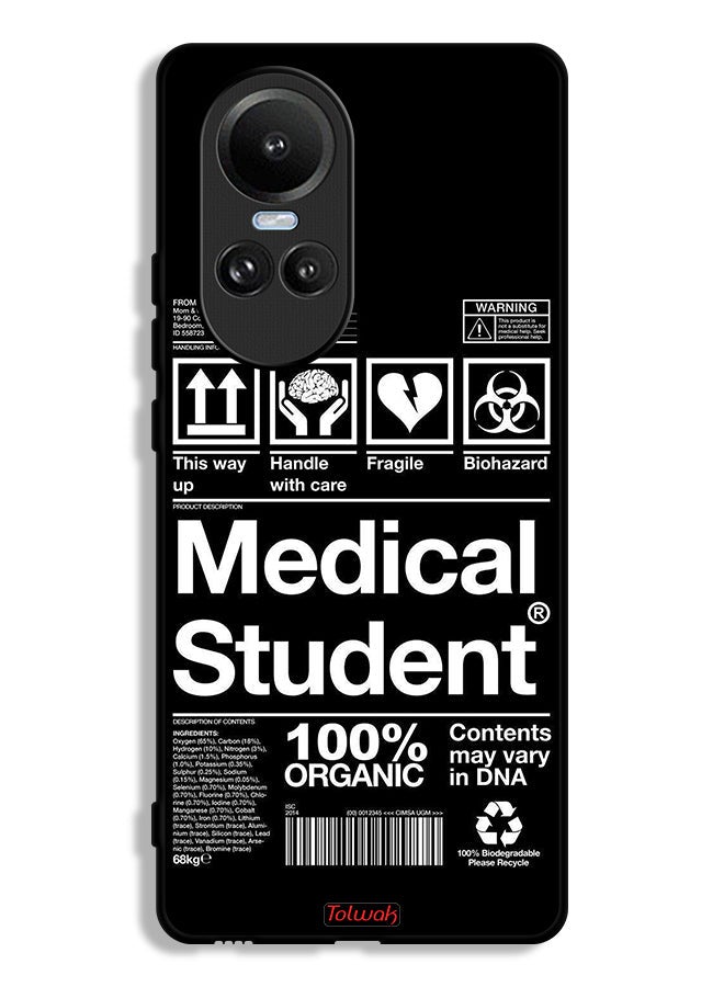Tolwak Oppo Reno 10 Protective Case Cover Medical Student Sticker - Image 1