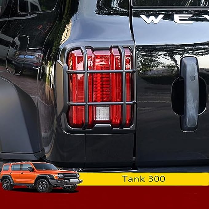 rayihni Abs Car Front Headlight Taillight Frame Protective Cover For Great Wall Tank 300 20222023 Body Kit Tuning Styling AccessoriesTail - Image 3