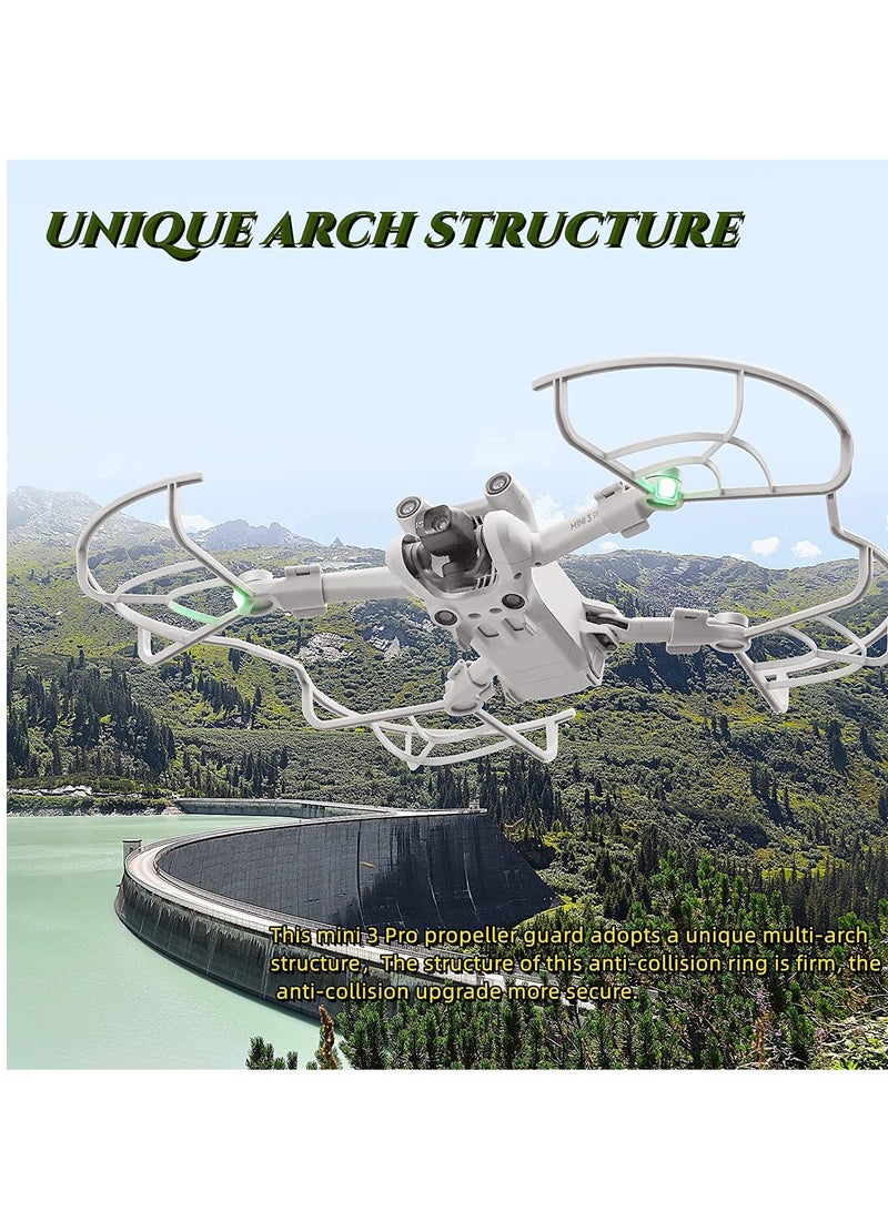 Mini 3 Pro 360° Propeller Guard Quick Release Removable Propellers Protector Crash Ring Holder Props - Image 2