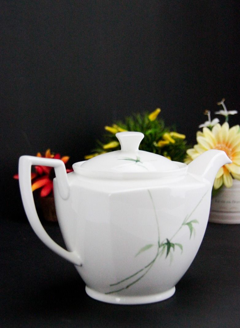 Tealand Microwave Safe Heat Resistant and Freezer Safe Smooth Surface Oriental Minko Teapot 1 Liter - Image 4