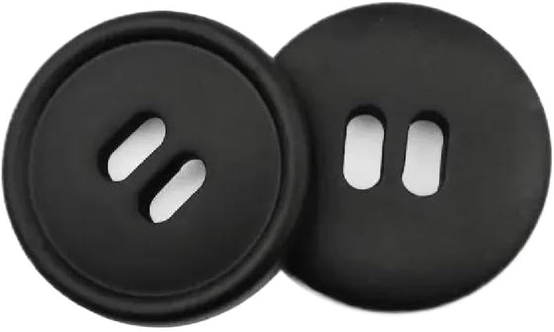 Buttons,Metal Buttons, Buttons 10pcs/lot Resin Button Square Round Colorful Children for 18/21/25/28/30mm Sewing Clothing DIY Craft(Round Black,28mm) - Image 1