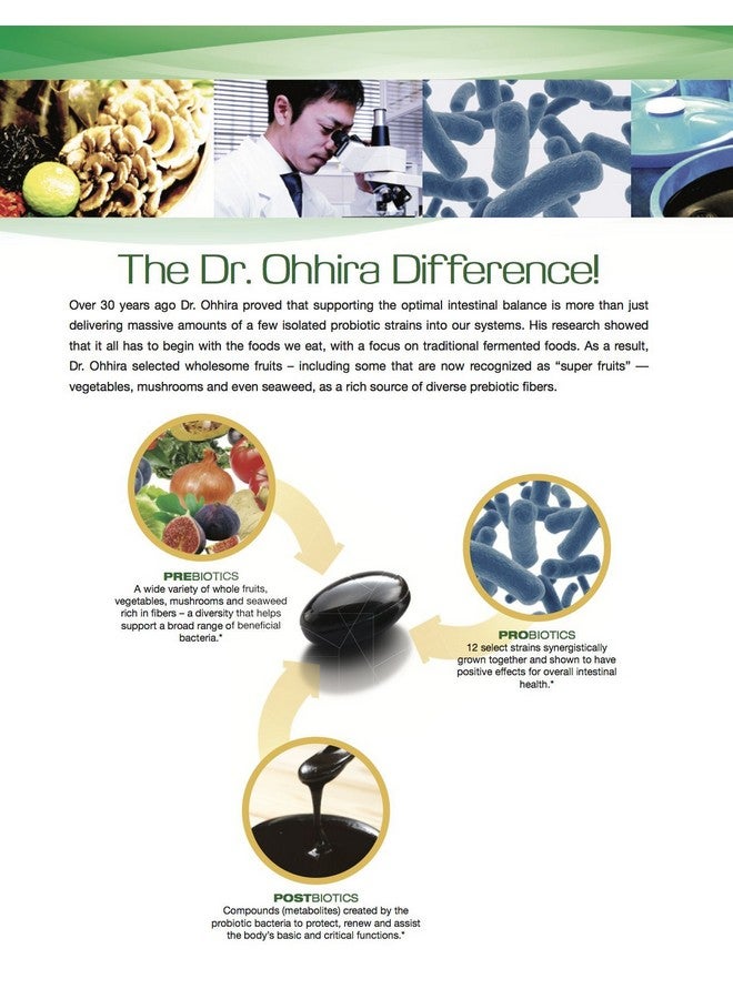 essential formulas Dr. Ohhira’s Probiotics Original Formula with 3 Year Fermented Prebiotics, Live Active Probiotics and The only Product with Postbiotic Metabolites, 100 Capsules - Image 3