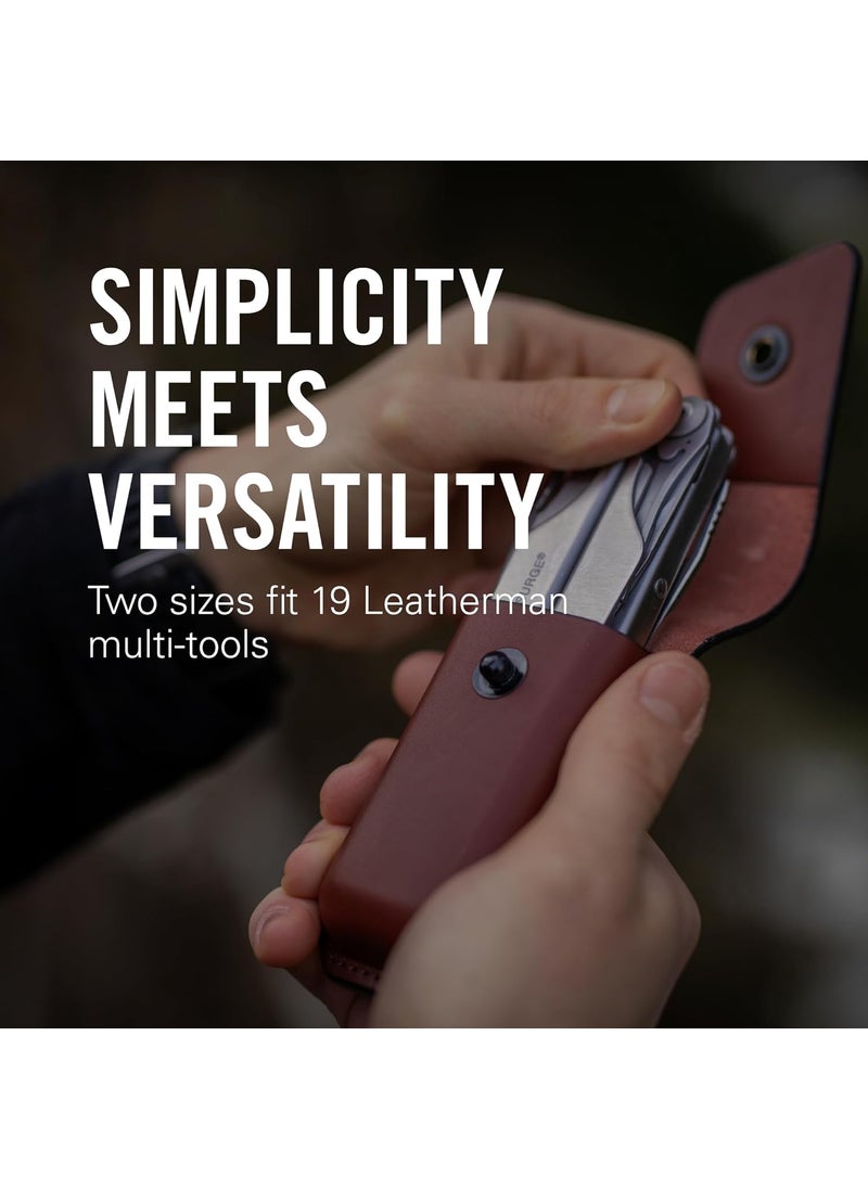LEATHERMAN LEATHERMAN Ainsworth Premium Leather Sheath for Multitools 4 Inch  - Image 3