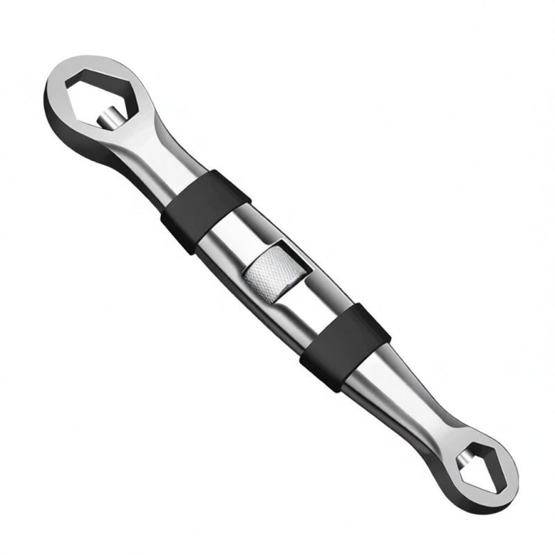 Double-Ended Wrench Heavy Duty Nut Splitter Adjustable Cracker Remover Rust Nut Manual Remover Extractor Tools - Image 1