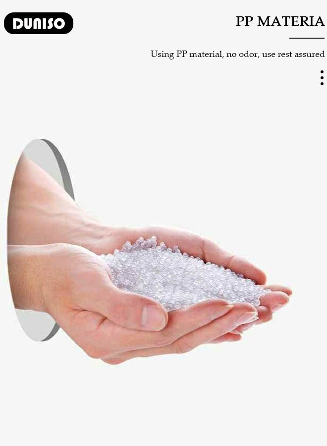 DUNISO 5 Layers Drawer Storage Cabinet Drawer Plastic Containers Box with Wheels 35CM Wide Slit Cabinet Drawer Unit Multipurpose Drawer Storage Organizer for Kitchen Bedroom Bathroom and Living Room - Image 5