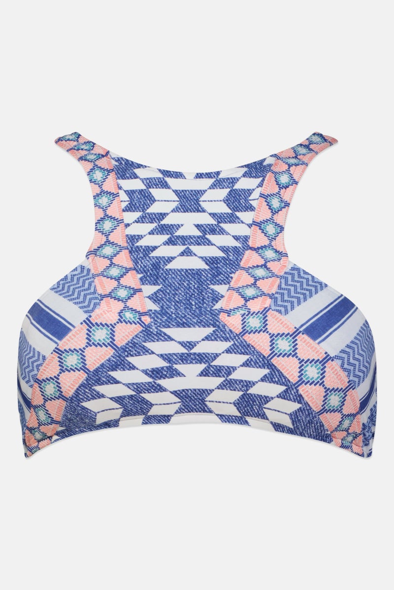 RIP CURL Women All Over Print Padded Bikini Top, Multicolor - Image 2