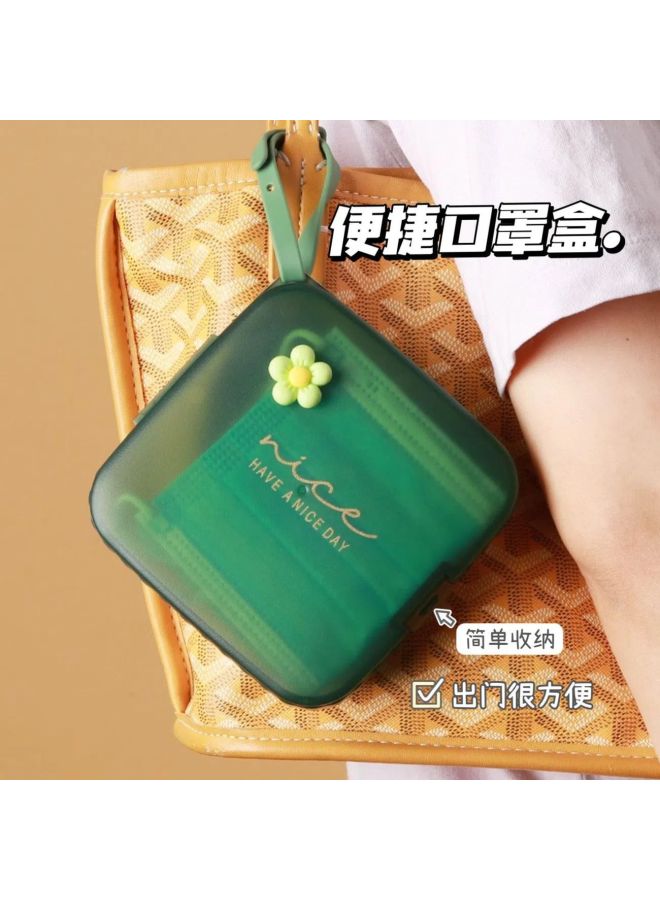 Mask Storage Box Portable Exhibition Advertising Small Gift Box New Square elry Storage Box Sun Protection Mask Box