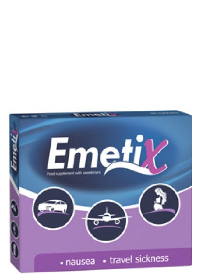 Emetix Travel Sickness Tablets 20'S - Relief of vomiting , nausea , or dizziness from motion sickness