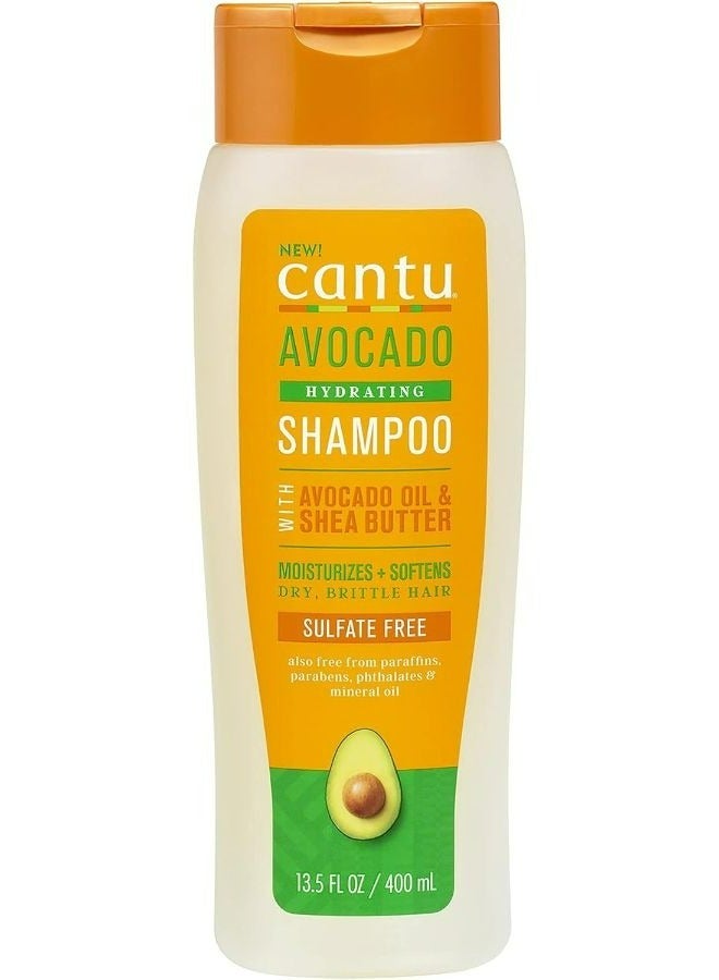 Cantu Avocado Hydrating Shampoo With Avocado Oil & Shea Butter 400ml - Image 5