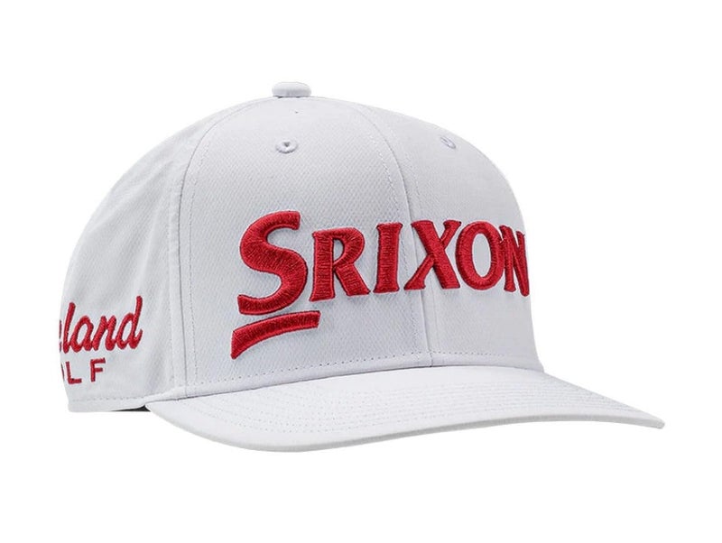 Srixon Tour Original Golf Hat, White/Red