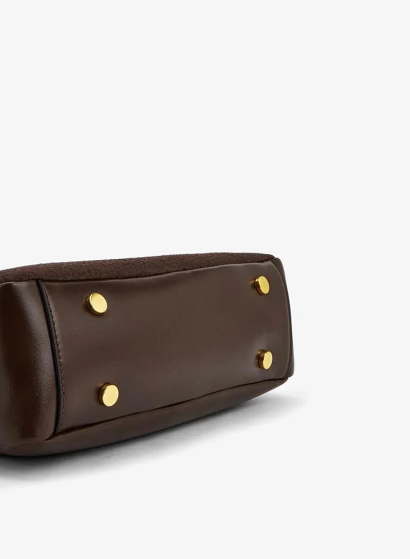 Celeste BROWN Monogram Crossbody Bag With Adjustable Strap for Women | Best Price UAE