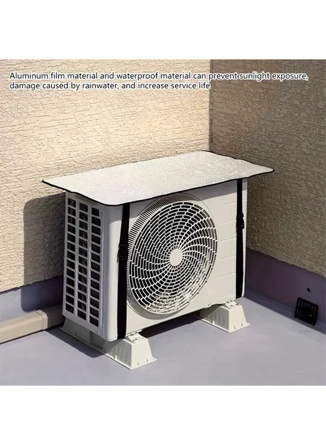 Waterproof Outdoor Air Conditioner Cover 1pc Protects Against Dust Rain Snow Easy To Clean Durable - Image 1