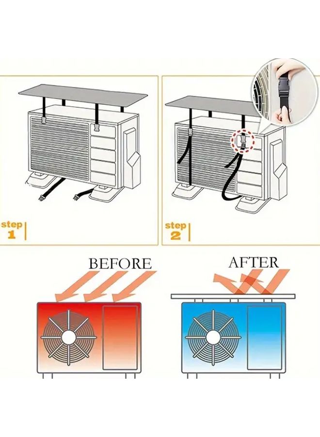 Waterproof Outdoor Air Conditioner Cover 1pc Protects Against Dust Rain Snow Easy To Clean Durable - Image 4