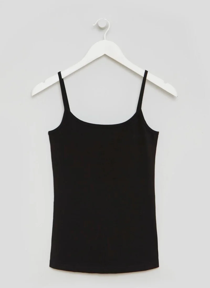 Matalan Black Essential Cami Top
