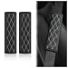 wedfish 2PCS Car Seat Belt Cover PadsLeather Seatbelt Covers Protect Shoulder and Neck Car Accessories InteriorUniversal Car Seat Strap Pads Car Decorations for Most Cars Trucks BlackGray - Image 2