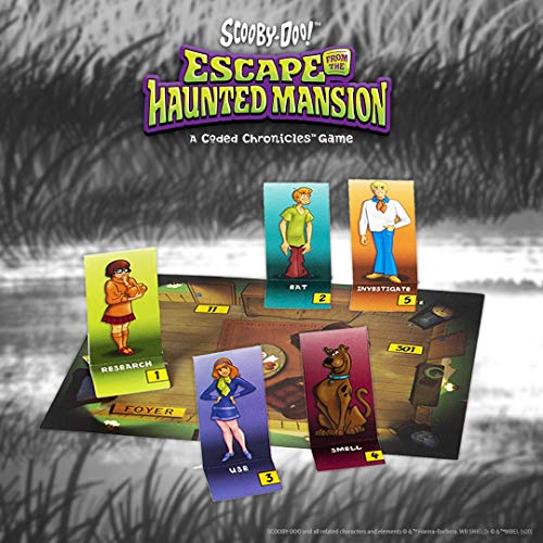 USAopoly سكوبي دو: الهروب من القصر المسكون - لعبة كودد كرونيكلز | لعبة الهروب للأطفال والبالغين | تضم شخصيات وألغاز أيقونية | لعبة مرخصة رسميًا من هانا-باربيرا - Image 3