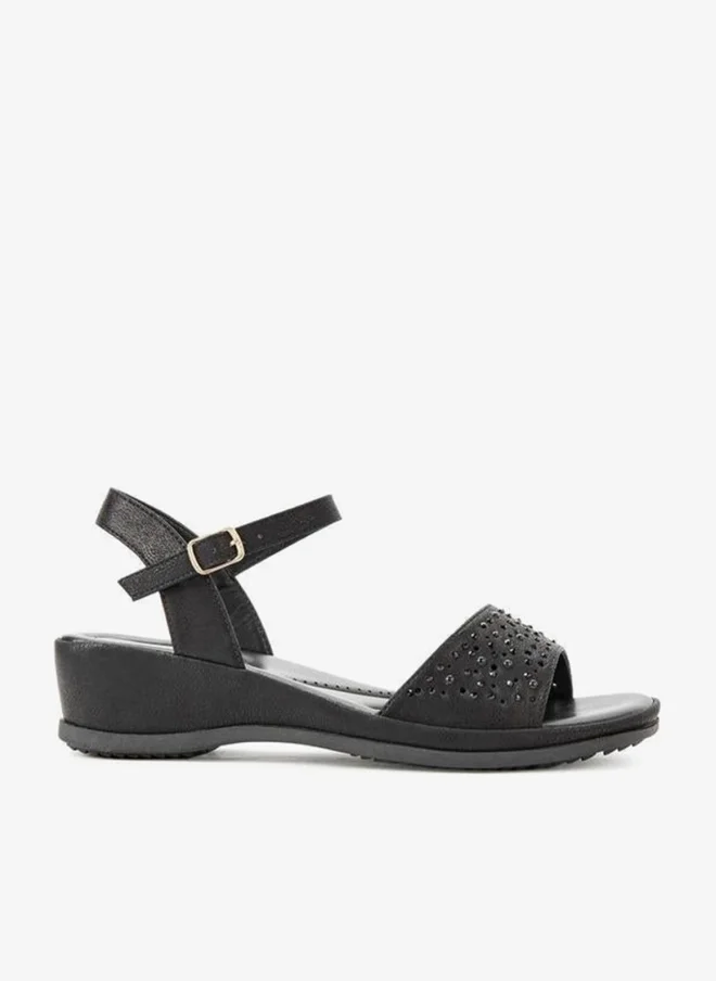 Le Confort Women Embellished Wedge Heel Sandals