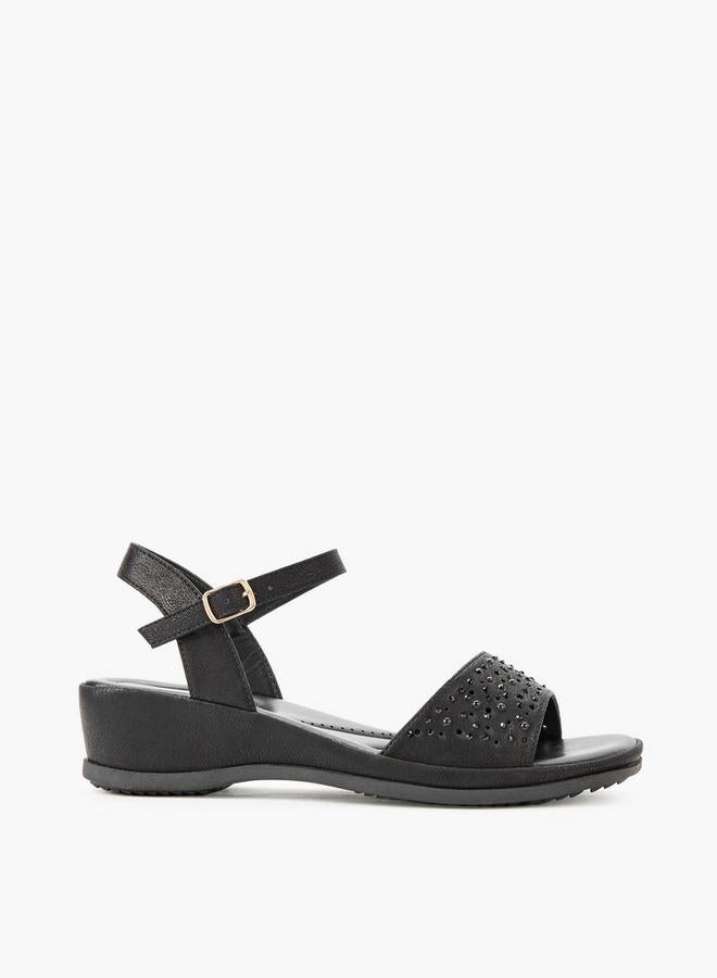 Le Confort Women Embellished Wedge Heel Sandals - Image 3