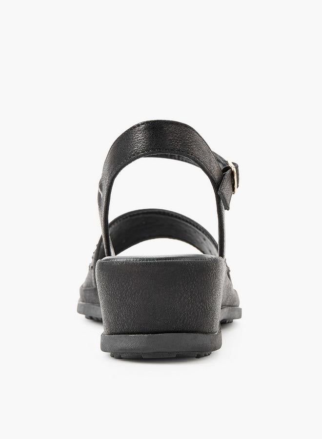 Le Confort Women Embellished Wedge Heel Sandals - Image 4