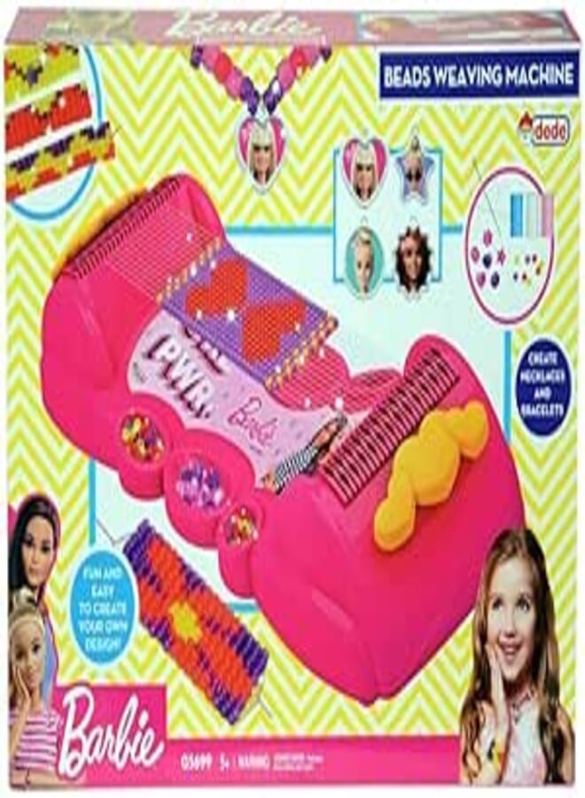 Dede Barbie Jewelry Beads Weaving Machine, Pink boy toys, girl toys, birthday gift, Christmas gift, growth, fun, for kids.