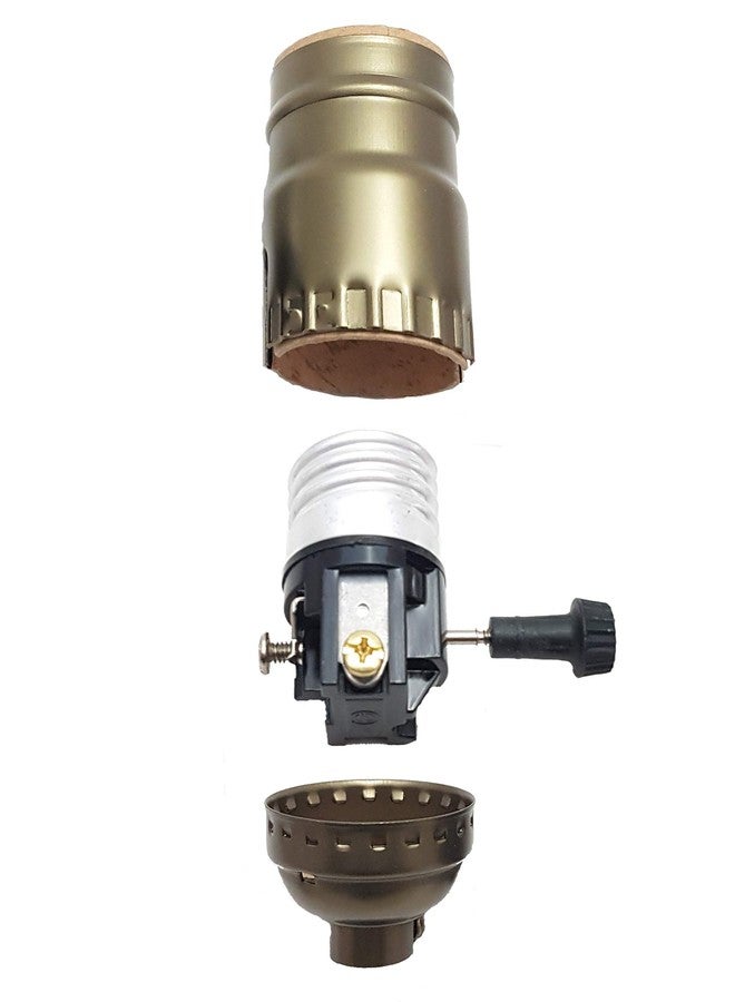 B&P Lamp Antique Brass Socket, Ant. Brass Cord Set - Image 5