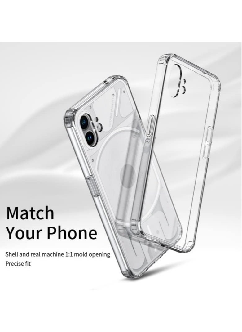 Raxoom Case for Nothing phone (1), Ultra Silm Soft Cover , Anti-Scratch cover for Nothing phone (1) - Transparent - Image 4